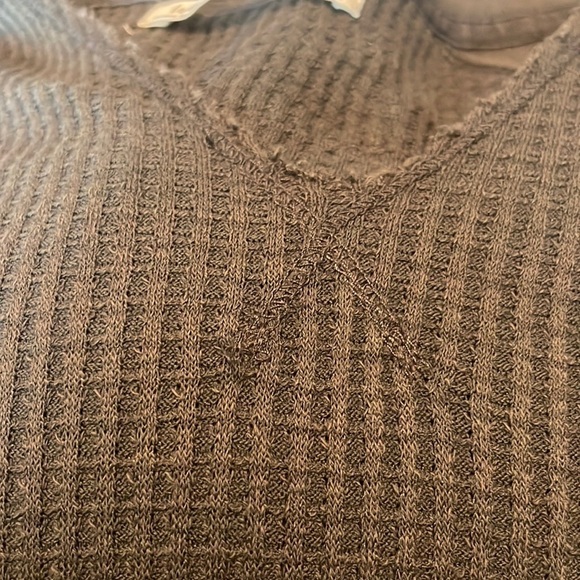 Free People we the free oversized thermal top xs - Picture 9 of 11